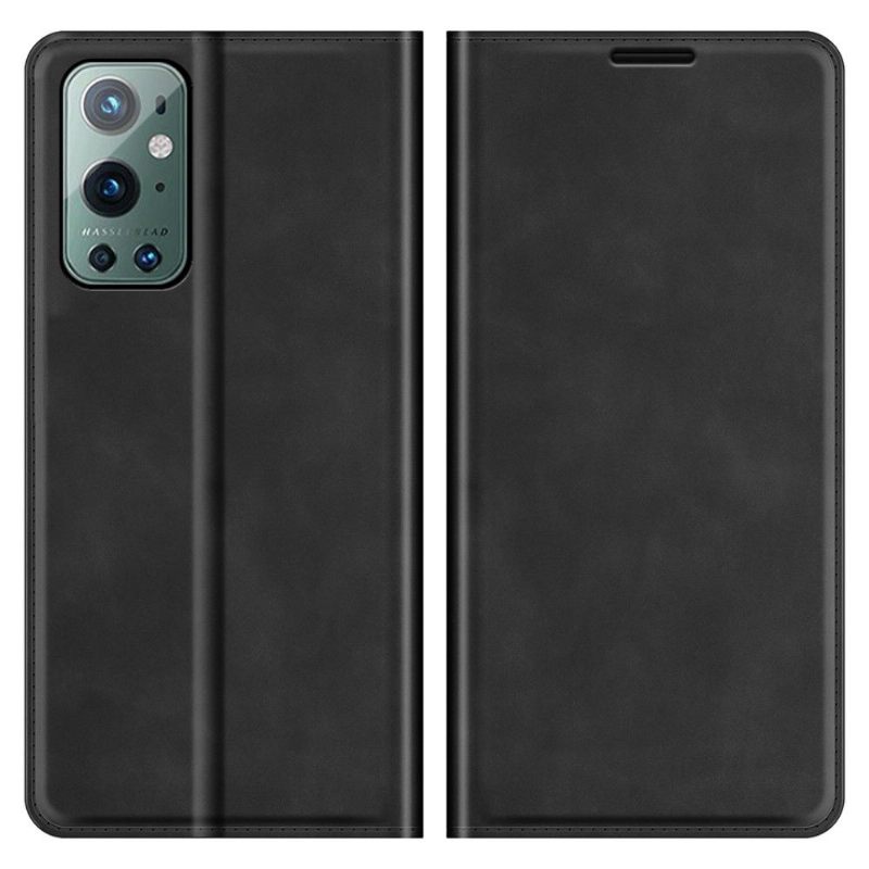 Cover voor OnePlus 9 Pro Kunstleer Stand Functie