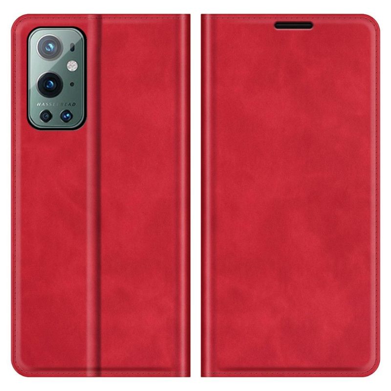 Cover voor OnePlus 9 Pro Kunstleer Stand Functie