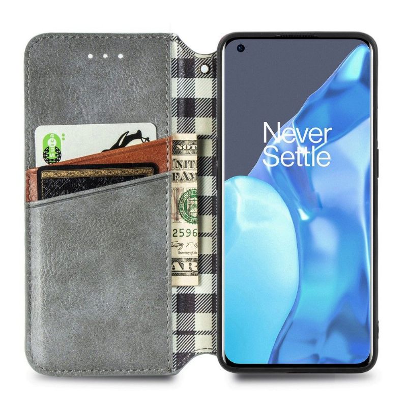 Folio-hoesje voor OnePlus 9 Pro Kub-ontwerp