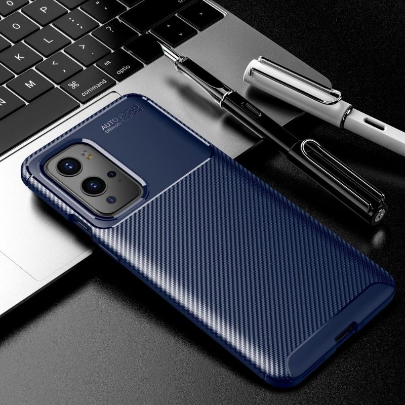 Hoesje voor OnePlus 9 Pro Koolstofvezeleffect