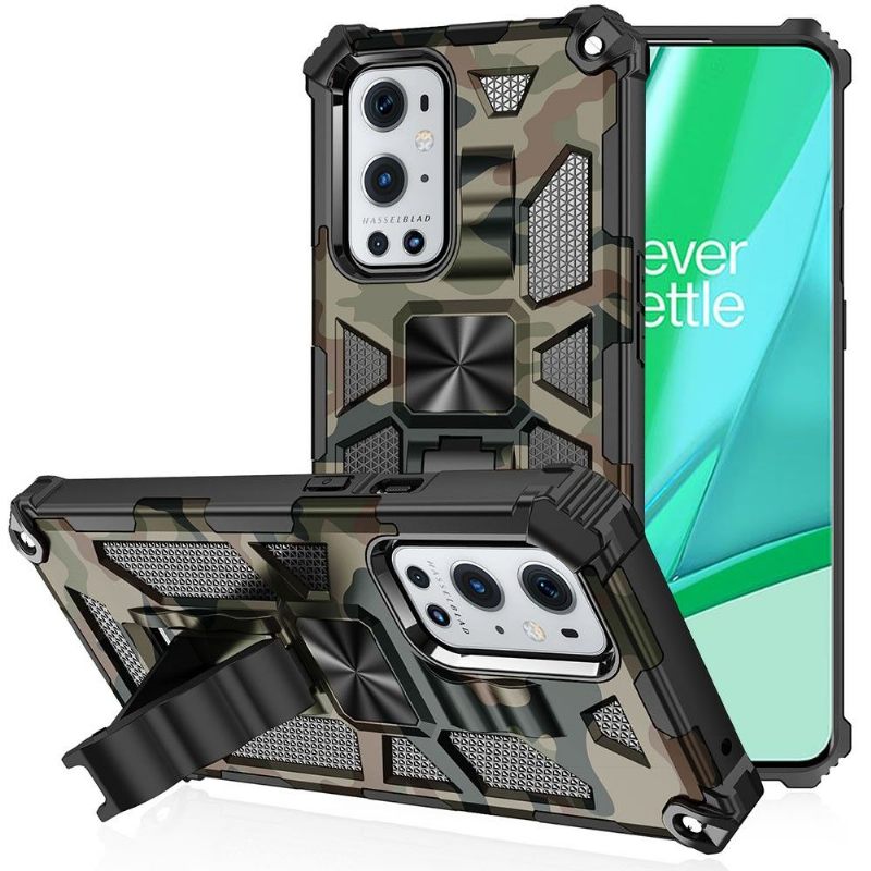 Telefoonhoesje voor OnePlus 9 Pro Ondersteuningsfunctie Voor Militaire Camouflage