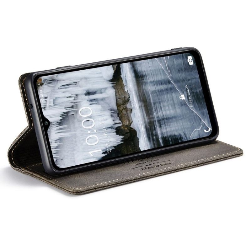 Folio-hoesje voor Samsung Galaxy A13 4G Anti-fall Autspace Kunstleer