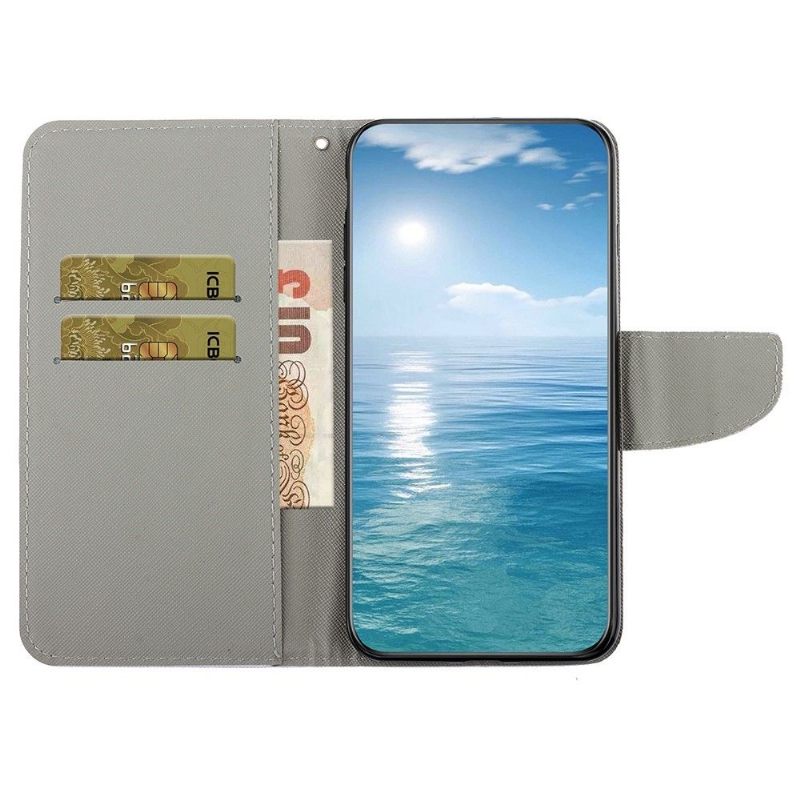 Folio-hoesje voor Samsung Galaxy A13 4G Anti-fall Kleurrijke Mandala