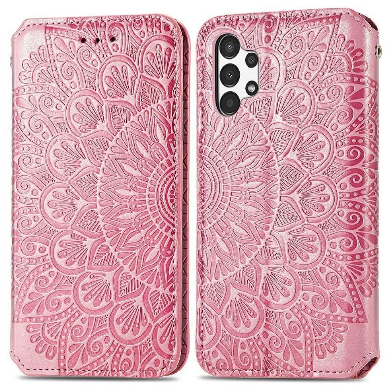 Leren Hoesje voor Samsung Galaxy A13 4G Chique Mandala