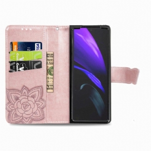 Flip Case voor Samsung Galaxy Z Fold 4 Gigantische Vlinder