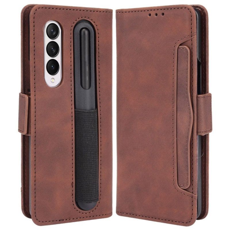 Flip Case voor Samsung Galaxy Z Fold 4 Spionage Met Penopslag