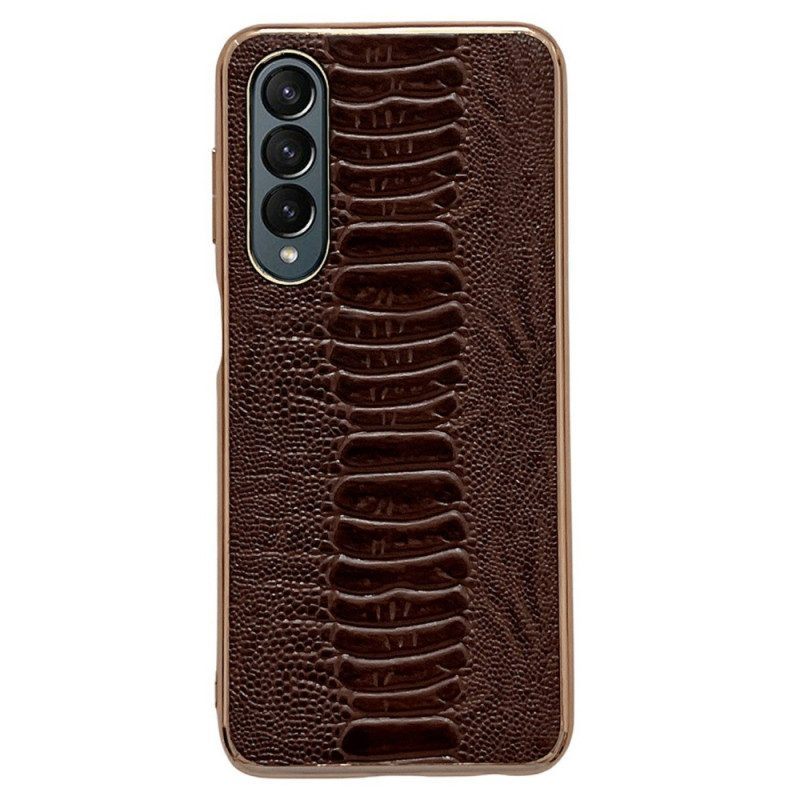 Hoesje voor Samsung Galaxy Z Fold 4 Croco Lijn