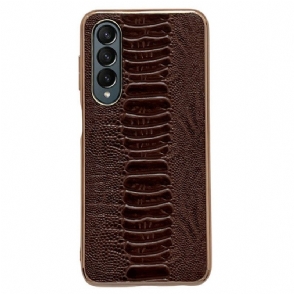 Hoesje voor Samsung Galaxy Z Fold 4 Croco Lijn