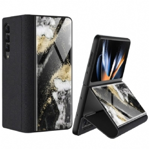 Hoesje voor Samsung Galaxy Z Fold 4 Gkk Marmeren Golven