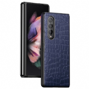 Hoesje voor Samsung Galaxy Z Fold 4 Klassieke Krokodil