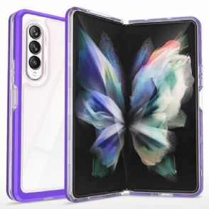 Telefoonhoesje voor Samsung Galaxy Z Fold 4 Transparante Sportkleding