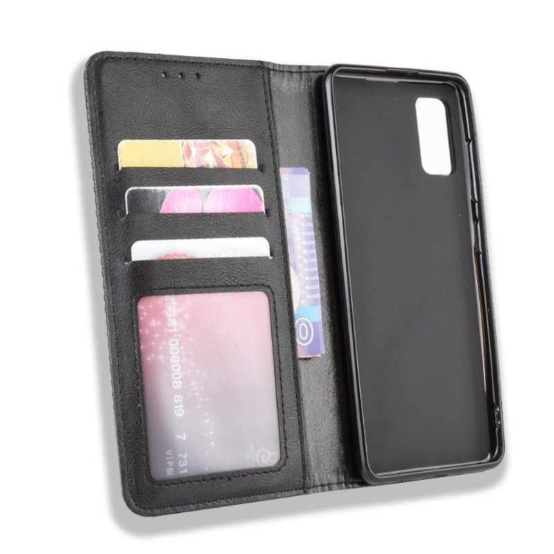 Cover voor Samsung Galaxy A41 Leer In Cirénius-stijl