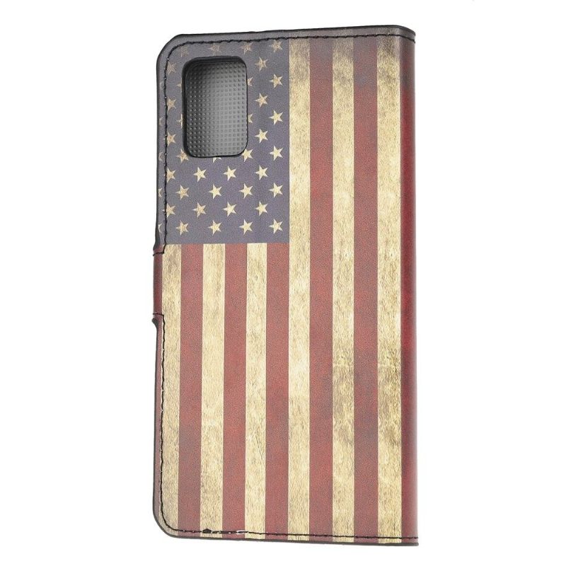 Cover voor Samsung Galaxy A41 Vintage Amerikaanse Vlag