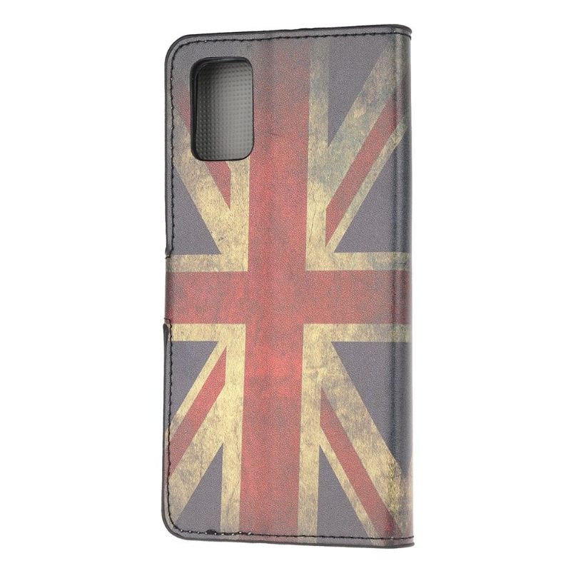 Cover voor Samsung Galaxy A41 Vintage Engelse Vlag