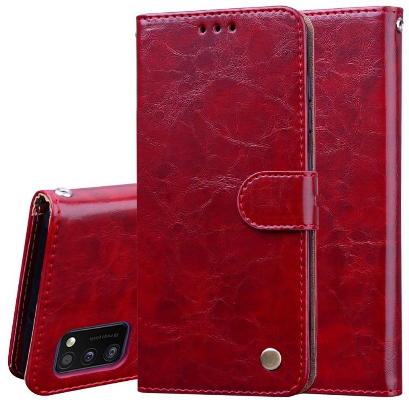 Folio-hoesje voor Samsung Galaxy A41 Anti-fall Luxe Vintage