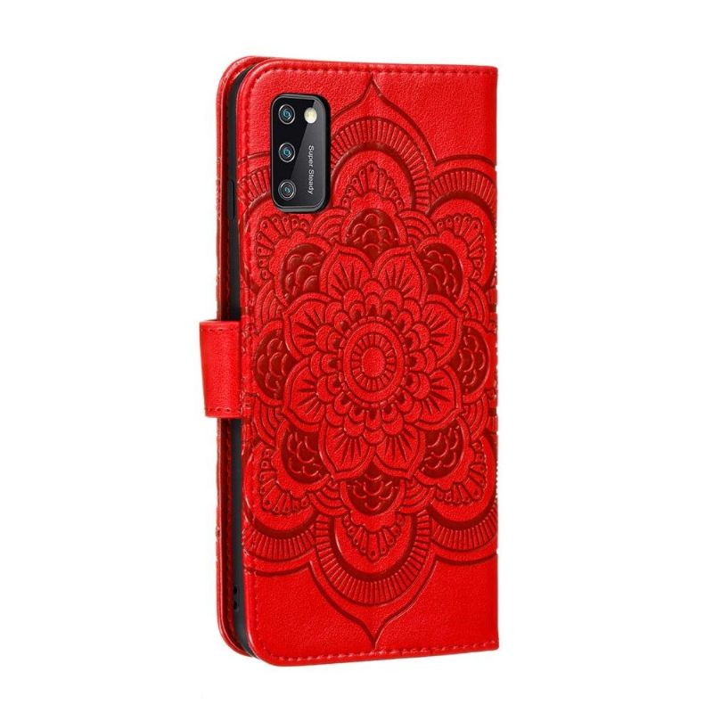 Folio-hoesje voor Samsung Galaxy A41 Anti-fall Mandala Met Leereffect