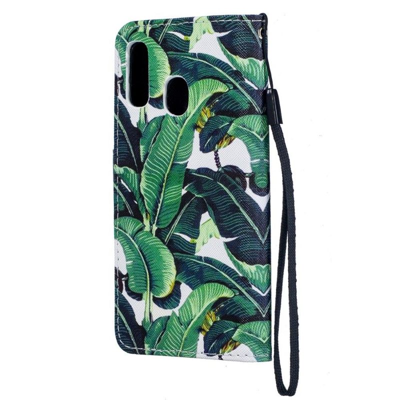 Folio-hoesje voor Samsung Galaxy A41 Bananenbladeren