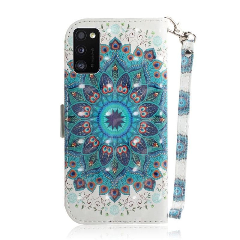 Folio-hoesje voor Samsung Galaxy A41 Kleurrijke Mandala