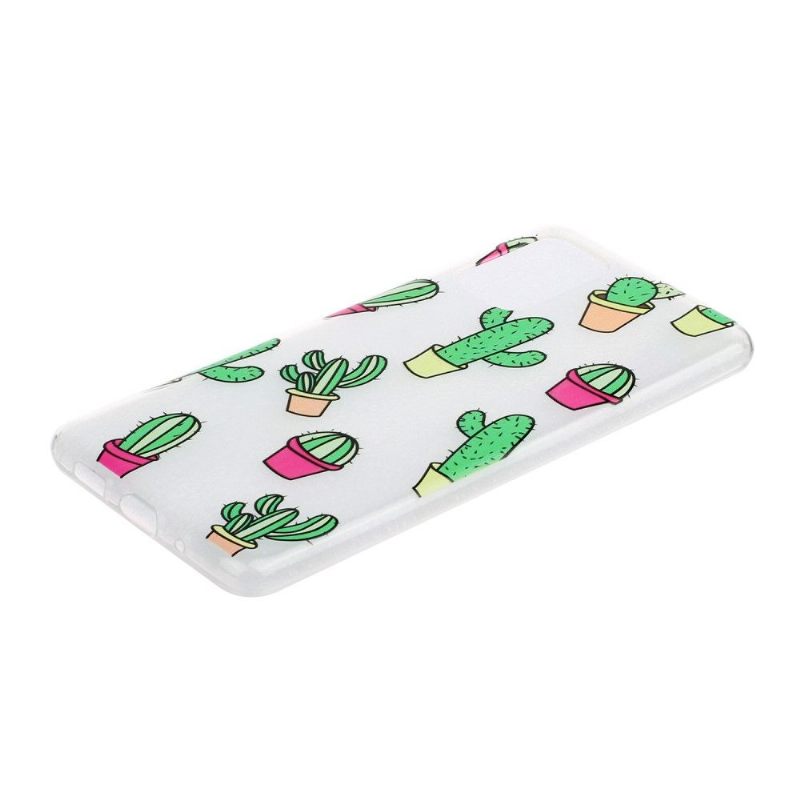 Hoesje voor Samsung Galaxy A41 Transparante Cactus