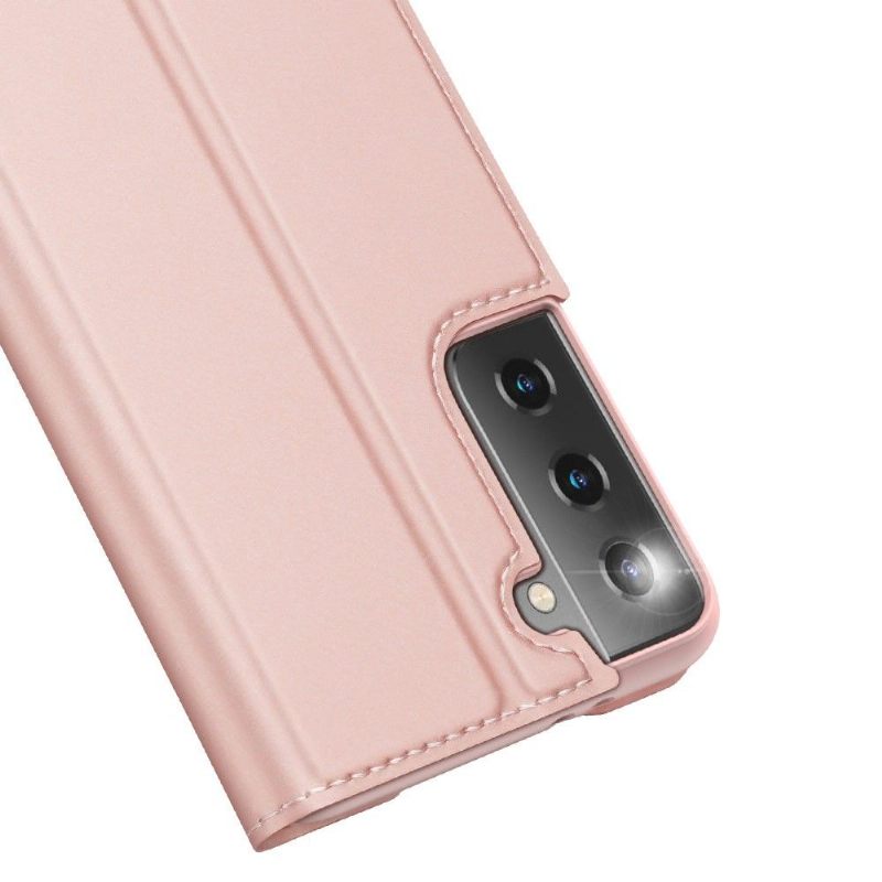 Cover voor Samsung Galaxy S21 5G Zakelijk Satijneffect