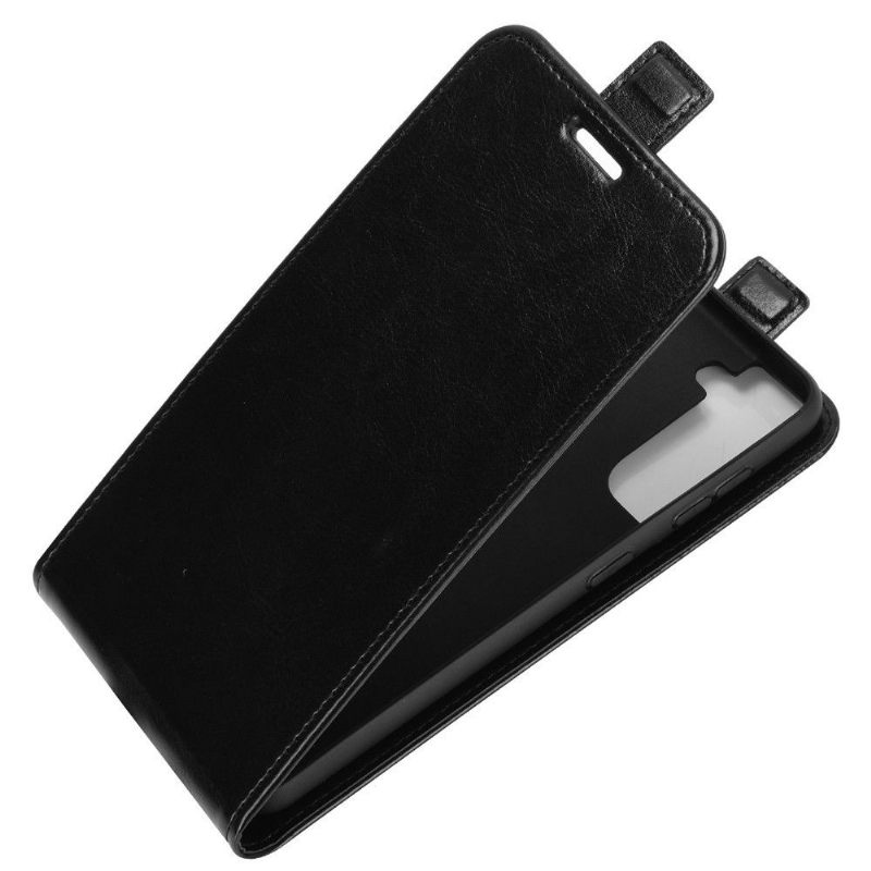 Flip Case voor Samsung Galaxy S21 5G Folio-hoesje Kunstleer Verticaal