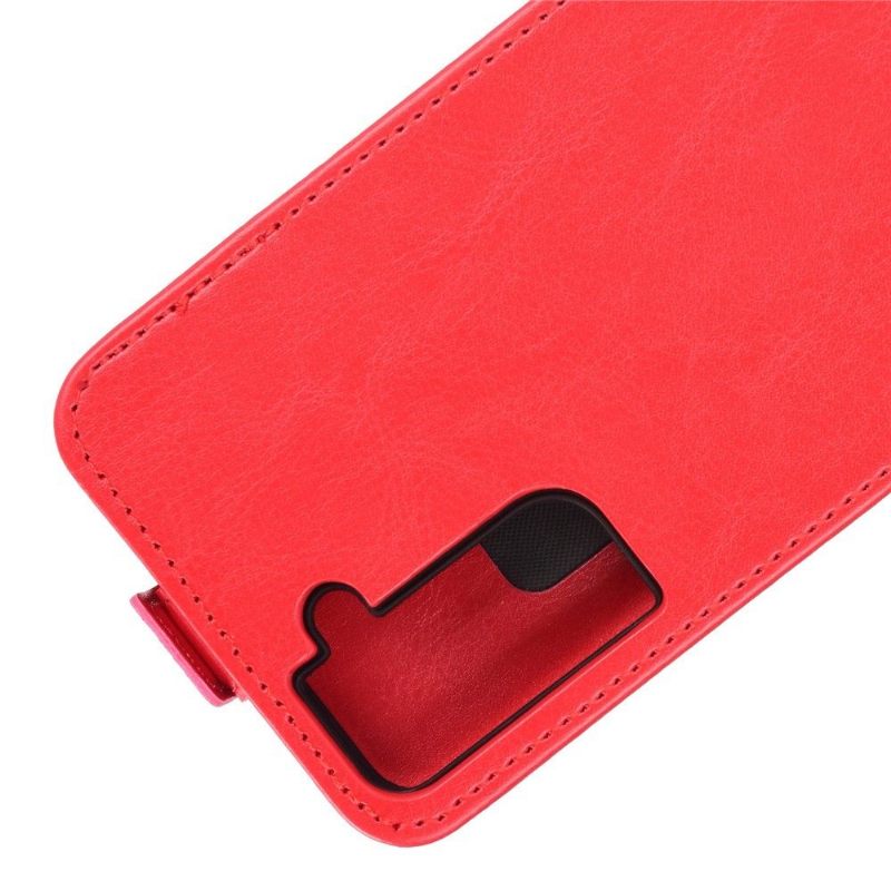 Flip Case voor Samsung Galaxy S21 5G Folio-hoesje Kunstleer Verticaal