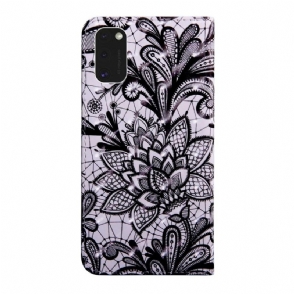 Folio-hoesje voor Samsung Galaxy S21 5G Kant Bloem