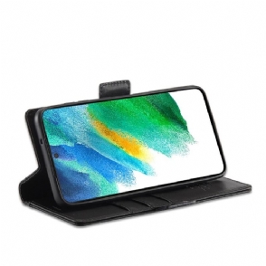 Folio-hoesje voor Samsung Galaxy S21 5G Lc.imeeke Leder Effect Folio