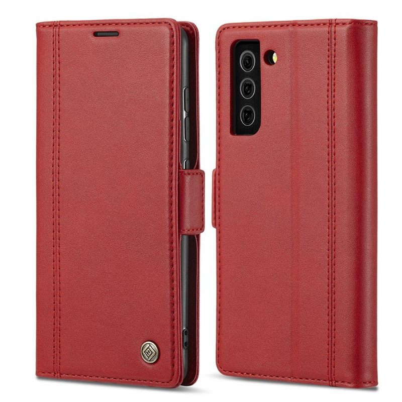 Folio-hoesje voor Samsung Galaxy S21 5G Lc.imeeke Leder Effect Folio