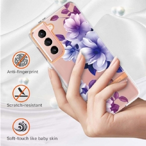 Hoesje voor Samsung Galaxy S21 5G Anti-fall Begonia Bloem