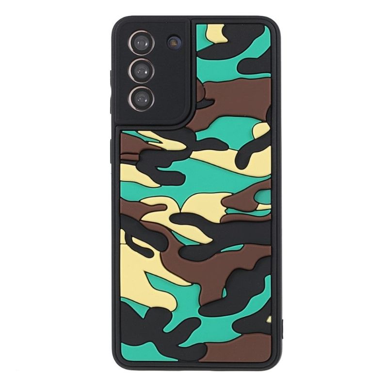 Hoesje voor Samsung Galaxy S21 5G Anti-fall Robuuste Militaire Camouflage