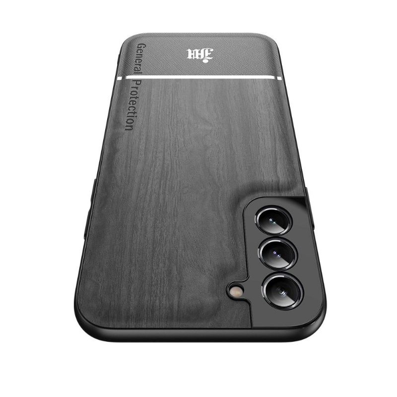 Hoesje voor Samsung Galaxy S21 5G Chique Stijl Hout