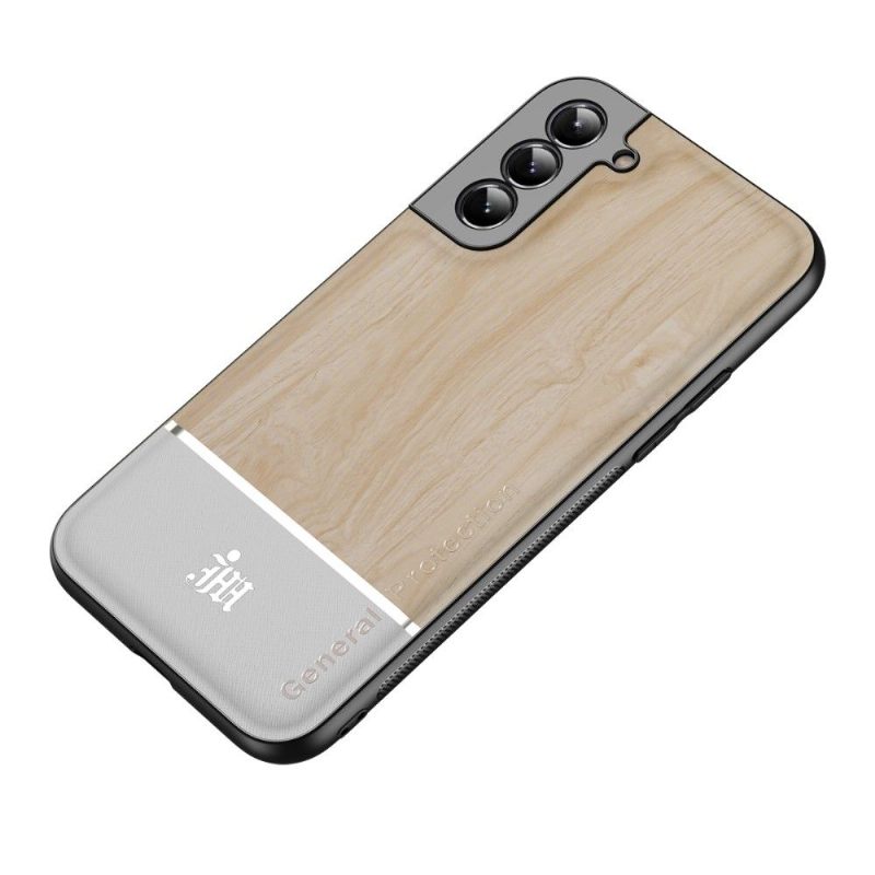 Hoesje voor Samsung Galaxy S21 5G Chique Stijl Hout