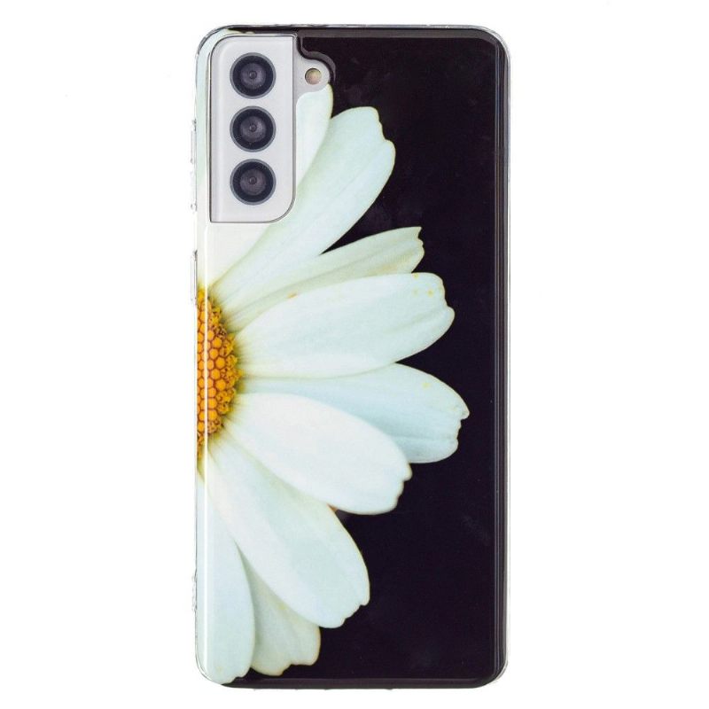 Hoesje voor Samsung Galaxy S21 5G Fluorescerende Daisy