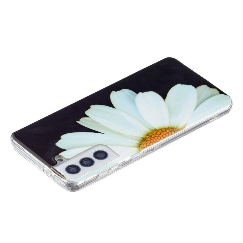 Hoesje voor Samsung Galaxy S21 5G Fluorescerende Daisy