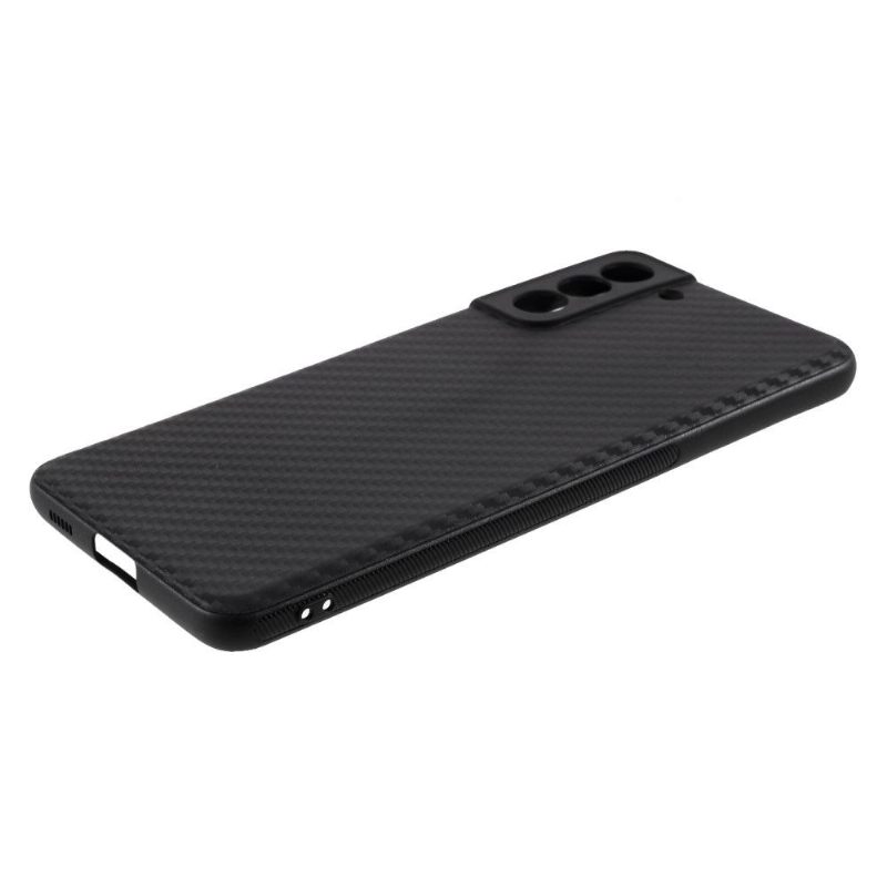 Hoesje voor Samsung Galaxy S21 5G Koolstofvezelcoating