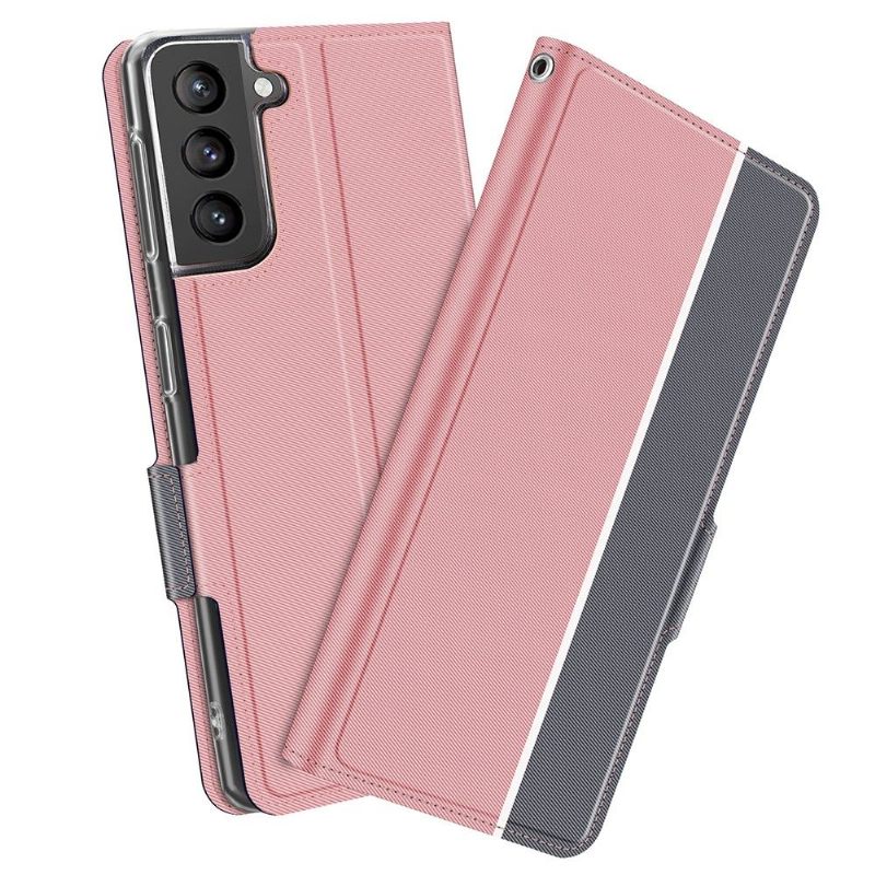 Leren Hoesje voor Samsung Galaxy S21 5G Victoria-stijl Leer