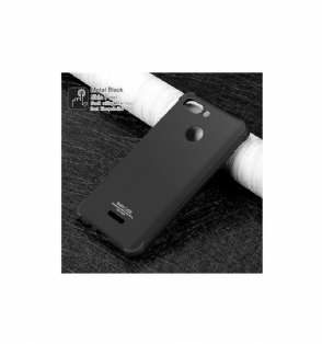 Hoesje voor Xiaomi Redmi 6 + Beschermfolie - Metaal Zwart