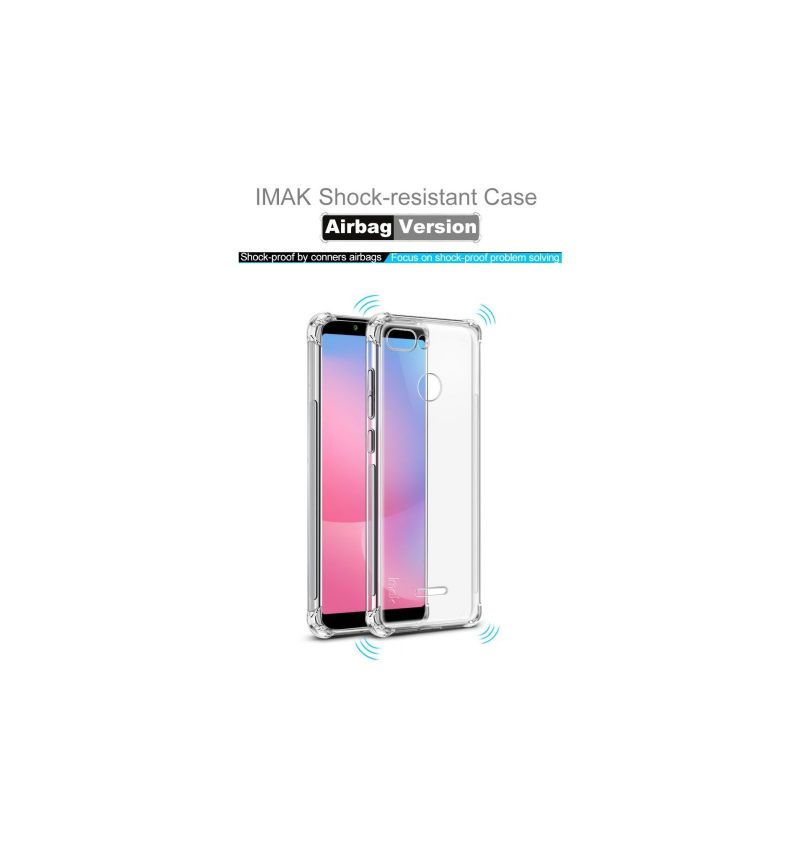 Hoesje voor Xiaomi Redmi 6 Clear Class Protect + Beschermfolie