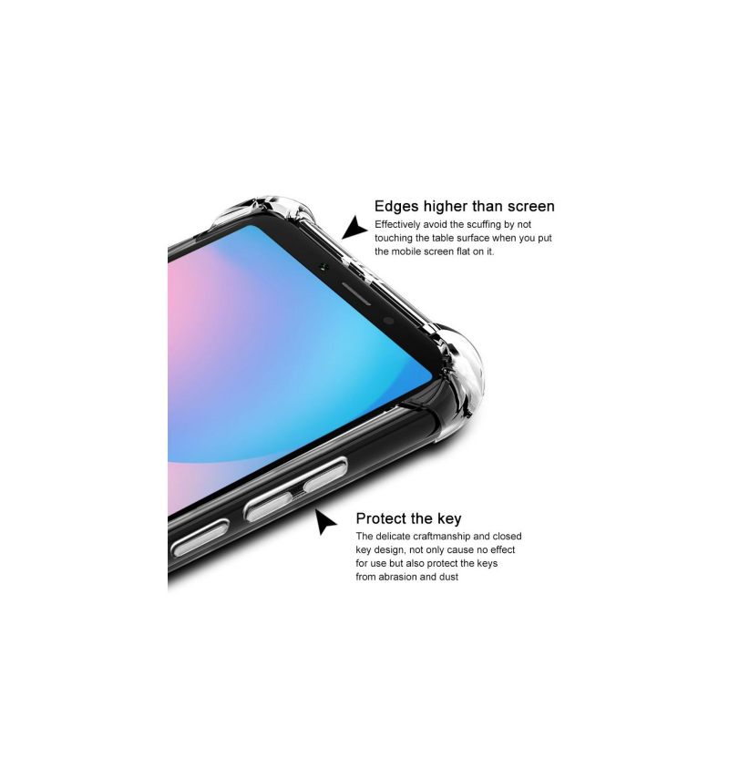 Hoesje voor Xiaomi Redmi 6 Clear Class Protect + Beschermfolie
