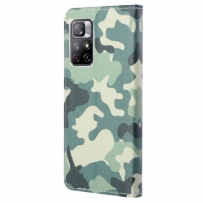 Folio-hoesje voor Poco M4 Pro 5G Militaire Camouflage