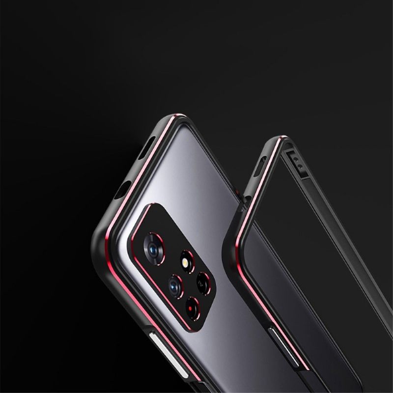 Telefoonhoesje voor Poco M4 Pro 5G Aluminium Bumper