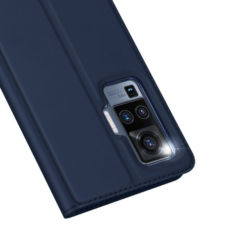 Cover voor Vivo X51 5G Zakelijk Satijneffect