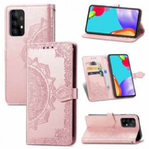 Flip Case voor Samsung Galaxy A52 4G / A52 5G / A52s 5G Mandala Middeleeuwen