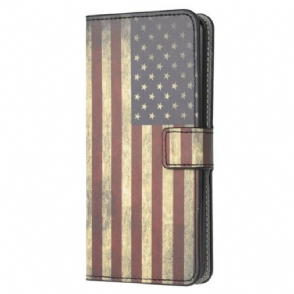 Folio-hoesje voor Samsung Galaxy A52 4G / A52 5G / A52s 5G Amerikaanse Vlag