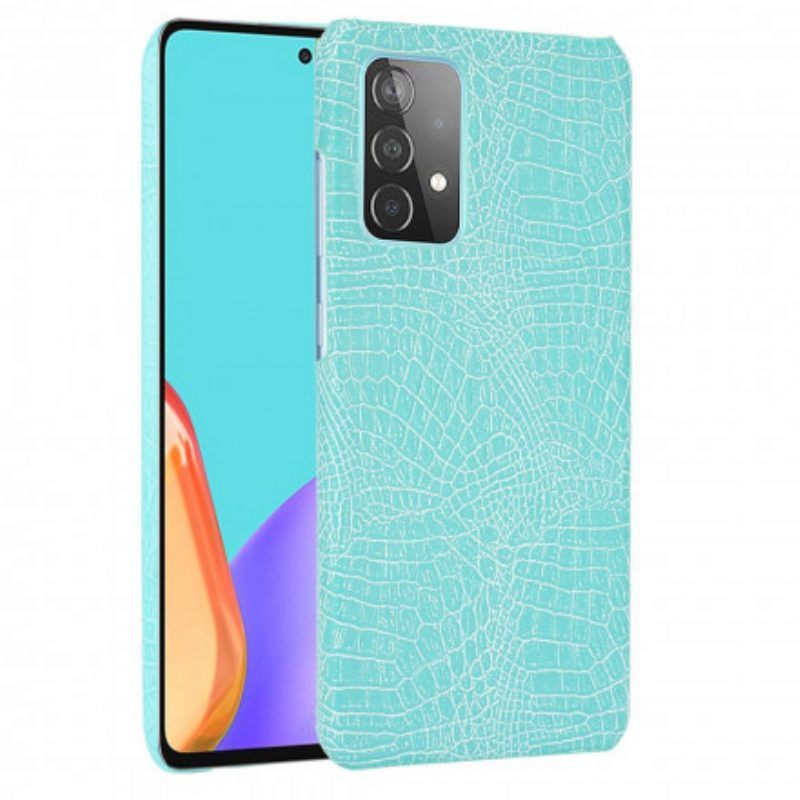 Hoesje voor Samsung Galaxy A52 4G / A52 5G / A52s 5G Krokodillenhuid-effect