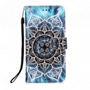 Leren Hoesje voor Samsung Galaxy A52 4G / A52 5G / A52s 5G Mandala In De Lucht