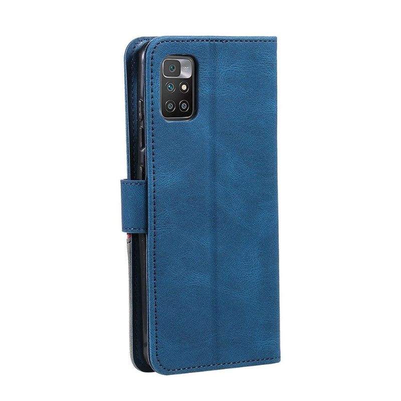 Flip Case voor Xiaomi Redmi 10 Folio-hoesje Faux Lederen Flap 002 Serie