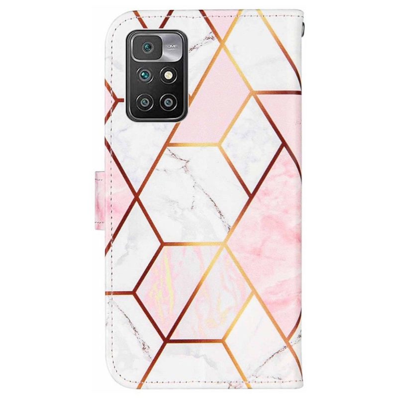 Folio-hoesje voor Xiaomi Redmi 10 Chique Geometrie