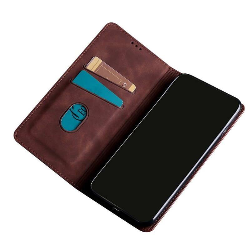 Folio-hoesje voor Xiaomi Redmi 10 Lea Premium